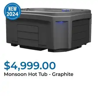 Club Piscine Monsoon Hot Tub - Graphite offer