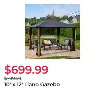 Club Piscine 10' x 12' Liano Gazebo offer