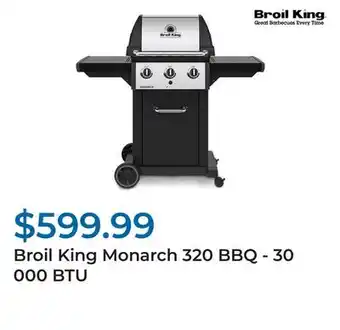 Club Piscine Broil King Monarch 320 BBQ - 30 000 BTU offer