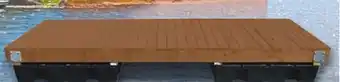 Patrick Morin Brown Treated Wood Floating Dock 6 ft. X 10 ft offer