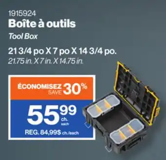 Patrick Morin DEWALT TOUGH SYSTEM Tool Box offer