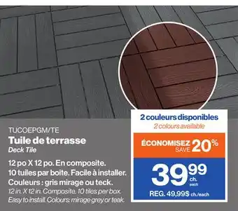 Patrick Morin Deck Tile offer
