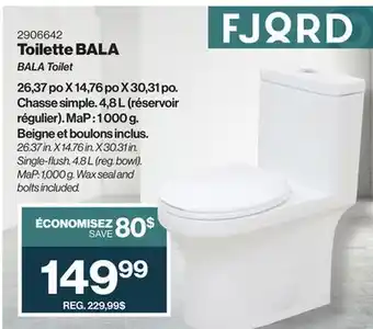 Patrick Morin BALA Toilet offer