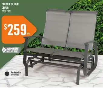 Canac Double Glider Chair offer