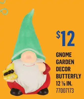 Canac Gnome Garden Decor Butterfly 12 1/8 in offer
