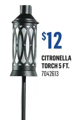 Canac Citronella Torch 5 ft offer