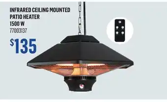 Canac Infrared Ceiling Mounted Patio Heater offer