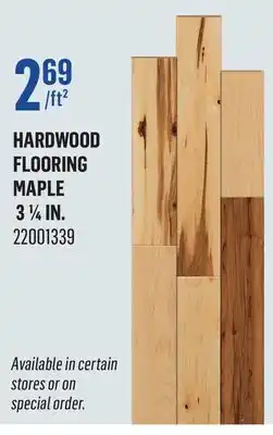 Canac Hardwood Flooring offer
