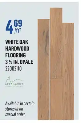 Canac White Oak Hardwood Flooring 3 1/4 in. Opale offer