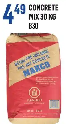 Canac Concrete Mix 30 kg offer