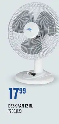 Canac Desk Fan 12 in offer