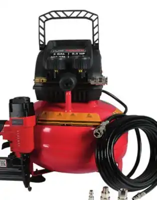 Canac 3-Gallon Air Compressor & Brad Nailer/Stapler offer