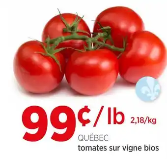 Avril tomates sur vigne bios offer