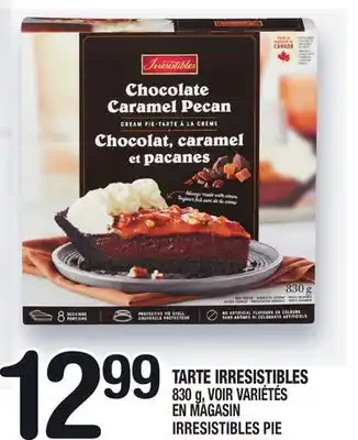 Marche Ami TARTE IRRESISTIBLES | IRRESISTIBLES PIE offer