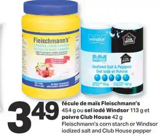 L'Intermarché FÉCULE DE MAÏS 454 G OU SEL IODÉ 113 G POIVRE CLUB HOUSE 42 G offer
