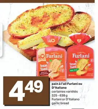 L'Intermarché pain à l'ail Furlani ou D'Italiano offer