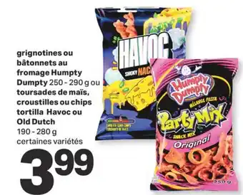 L'Intermarché GRIGNOTINES OU BÂTONNETS AU FROMAGE 250 - 290 G OU TOURSADES DE MAÏS, CROUSTILLES OU CHIPS TORTILLA OU OLD DUTCH 190 - 280 G offer