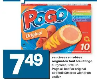 L'Intermarché saucisses enrobées original ou tout bœuf Pogo, surgelées, 8/10 un offer