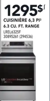 RONA 6.3 CU. FT. RANGE offer