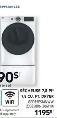 RONA 7.8 CU. FT. DRYER offer