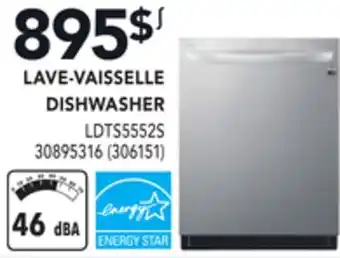 Réno Dépôt LAVE-VAISSELLE DISHWASHER LG offer