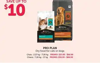 Mondou PRO PLAN Dry food for cats or dogs offer