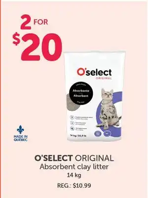 Mondou O'SELECT ORIGINAL Absorbent clay litter offer