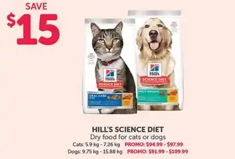 Mondou HILL'S SCIENCE DIET Dry food for cats or dogs offer