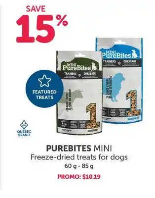 Mondou PUREBITES MINI Freeze-dried treats for dogs offer