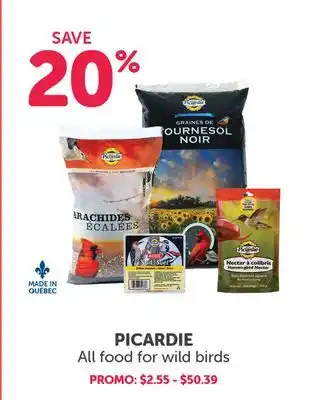 Mondou PICARDIE All food for wild birds offer