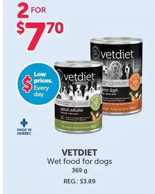 Mondou VETDIET Wet food for dogs offer