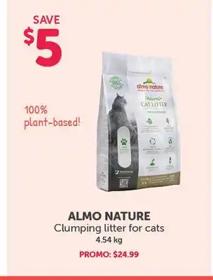 Mondou ALMO NATURE Clumping litter for cats offer