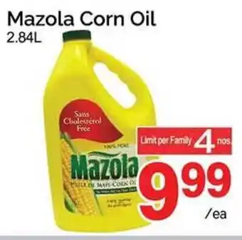 T&T Supermarket Mazola Corn Oil 2.84L offer