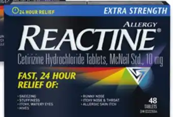 Walmart Reactine Allergy Relief offer