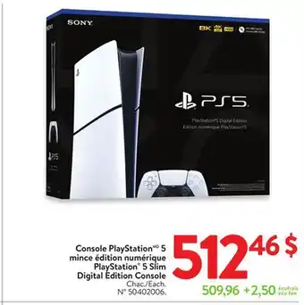 Walmart PlayStation 5 Slim Digital Edition Console offer