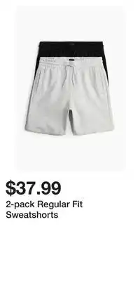 H&M 2-pack Regular Fit Sweatshorts offer