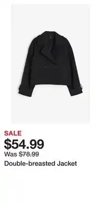 H&M Double-breasted Jacket offer