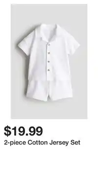 H&M 2-piece Cotton Jersey Set offer