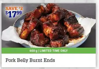 M & M Food Market Pork Belly Burnt Ends offer