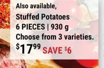 M & M Food Market Stuffed Potatoes offer