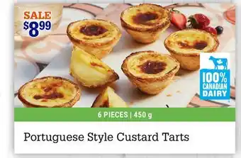 M & M Food Market Portuguese Style Custard Tarts offer