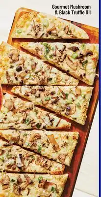 M & M Food Market Gourmet Mushroom & Black Truffle Oil Flatbreads offer
