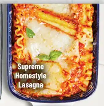 M & M Food Market Supreme Homestyle Lasagna offer