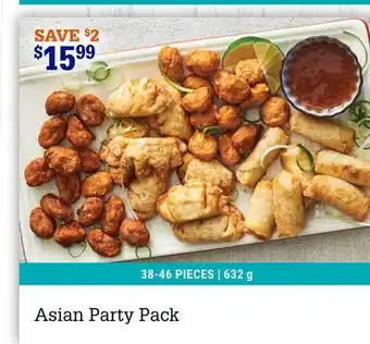 M & M Food Market Asian Party Pack offer