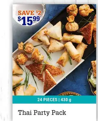 M & M Food Market Thai Party Pack offer