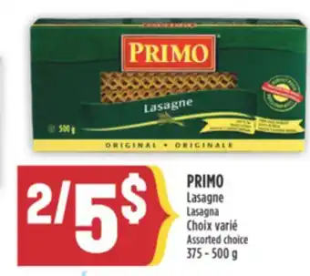 Marché Adonis PRIMO Lasagne offer