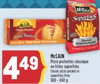 Marché Adonis McCAIN Pizza pochettes classique ou frites superfries offer