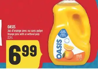 Marché Adonis OASIS Jus d'orange avec ou sans pulpe offer