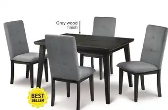 Leon's Carson 5-Piece Dining Set - Grey offer