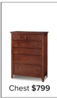 Leon's San Mateo 6 Drawer Chest - Tuscan offer